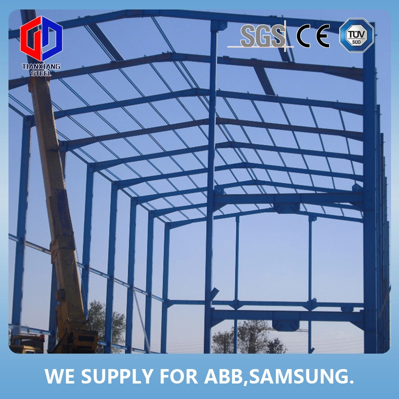 Pre-Engineer Steel Structure Building / Metal Steel Warehouse Construction