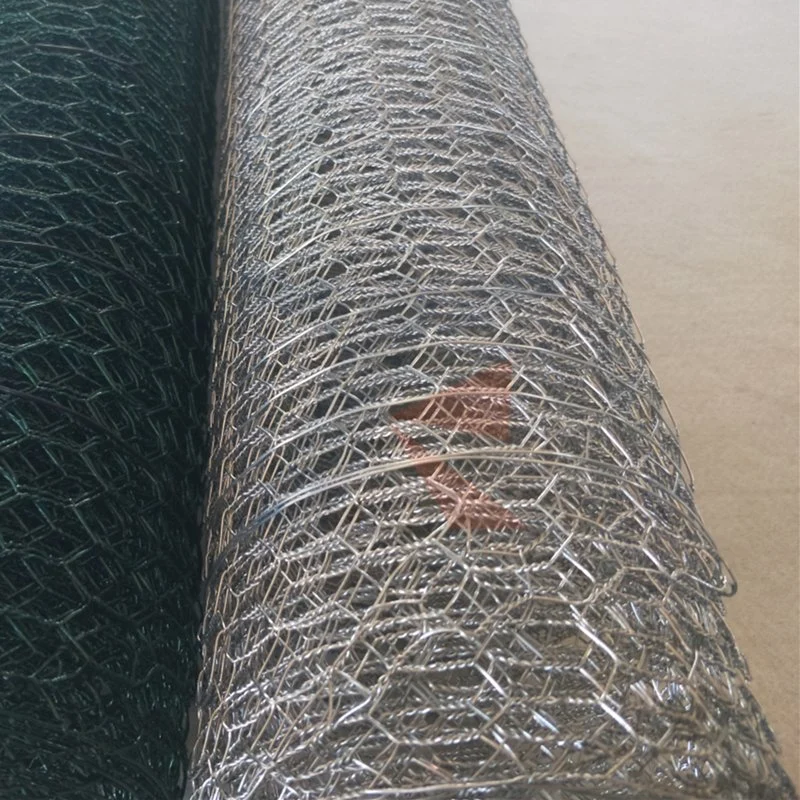 Factory PVC Coated Hexagonal Wire Mesh Green Plastic Chicken Wire Mesh