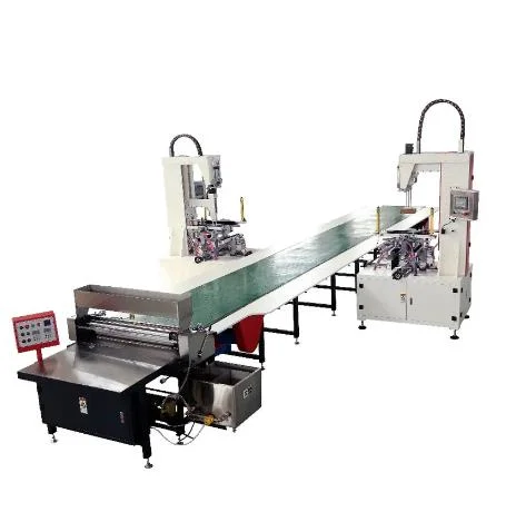 Lsx Manual Paper Feeding and Glue Passing Machine Assembly Line 8kw