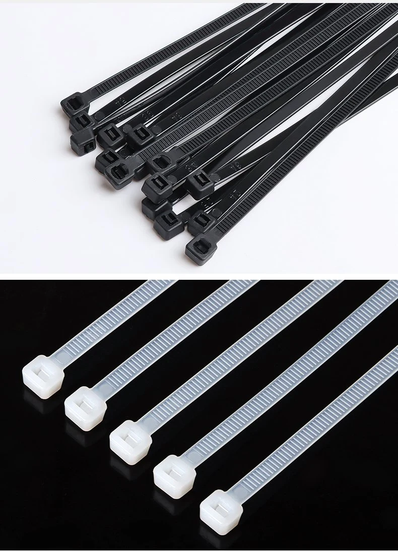 Factory 2.5X100-3.6X300 3.6X150 PA66 Wiring Accessories Self-Locking Nylon Nylon66 Plastic Cable Tie