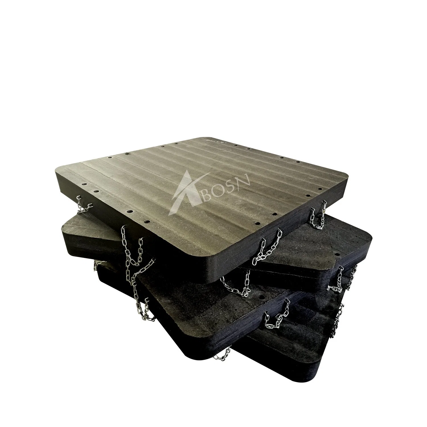 Placa de espalhamento móvel PE Crane Stablizer com placa de espalhamento com bate-chapas Blocos