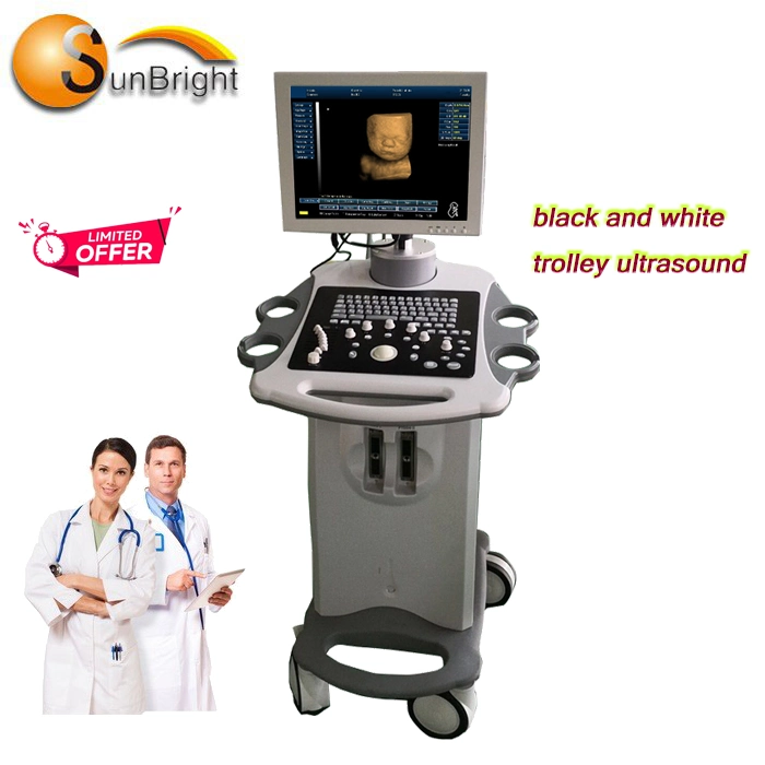 New Arrival Cardiologist Vascular Hospital Use Medical Ultrasound Machine Trolley