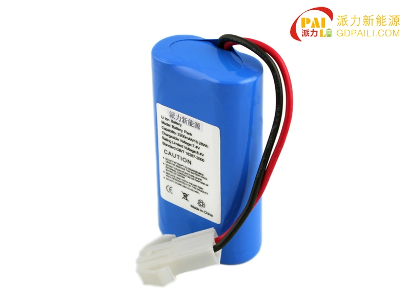 18650 2s2p de 7,4 V 2200mAh para dispositivos de bolsillo