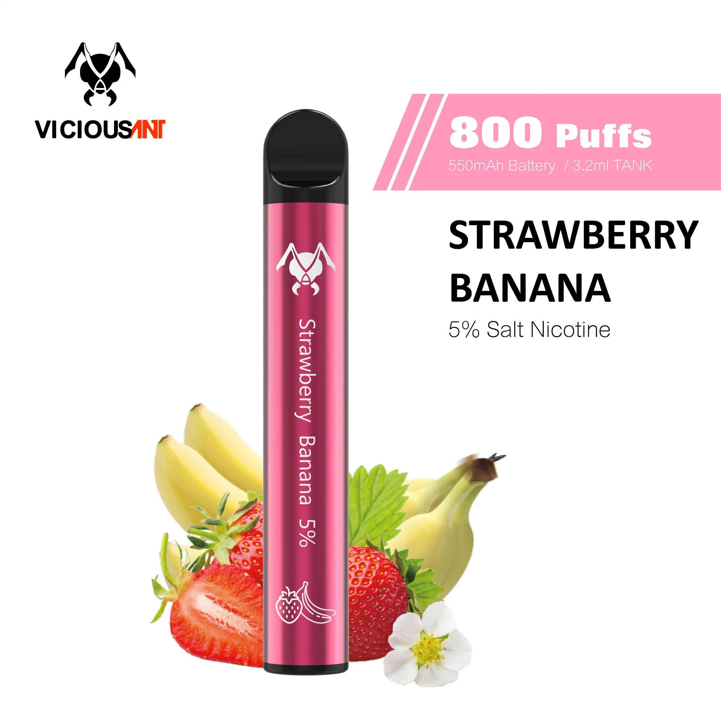 مصنع ادويل بالجملة Vالقِرَدة 550mAh 800 أطواق Vape القلم طراز E-Cigarette