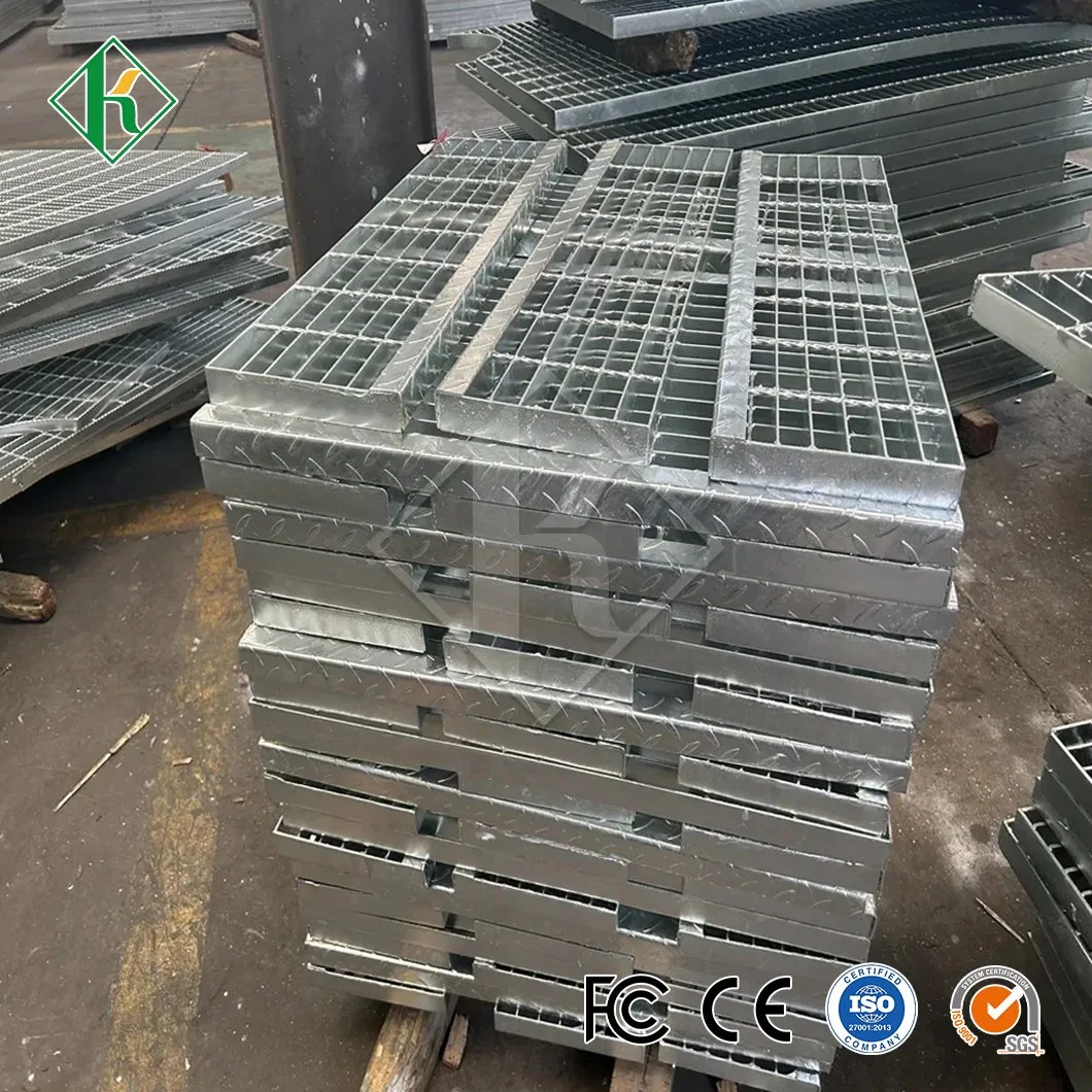 Kaiheng Steel Stair Ste Wholesale/Supplierr Galvanized Metal Stair Treads China T2 Type Stainless Steel Ladder Treads