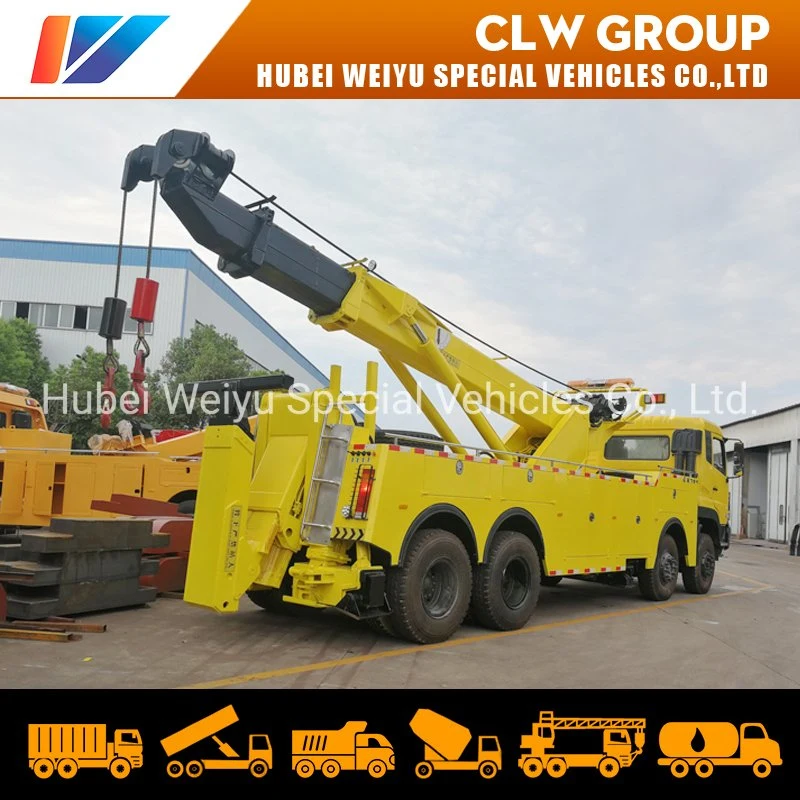 Heavy Duty 30t Road Recovery Truck/Road Wrecker/Tow Truck 30tons Dongfeng 8X4 Breakdown Recovery for Philippines