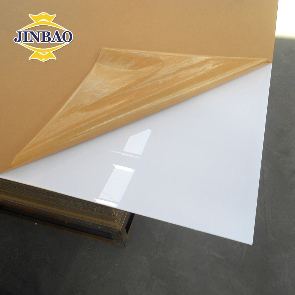 Jinbao 3mm 5mm Clear White Color Cast Gold Laminate Board Plexiglass Polycarbonate Corrugated Price Transparent Mirror Plastic Acrylic Sheet for Laser Cutting