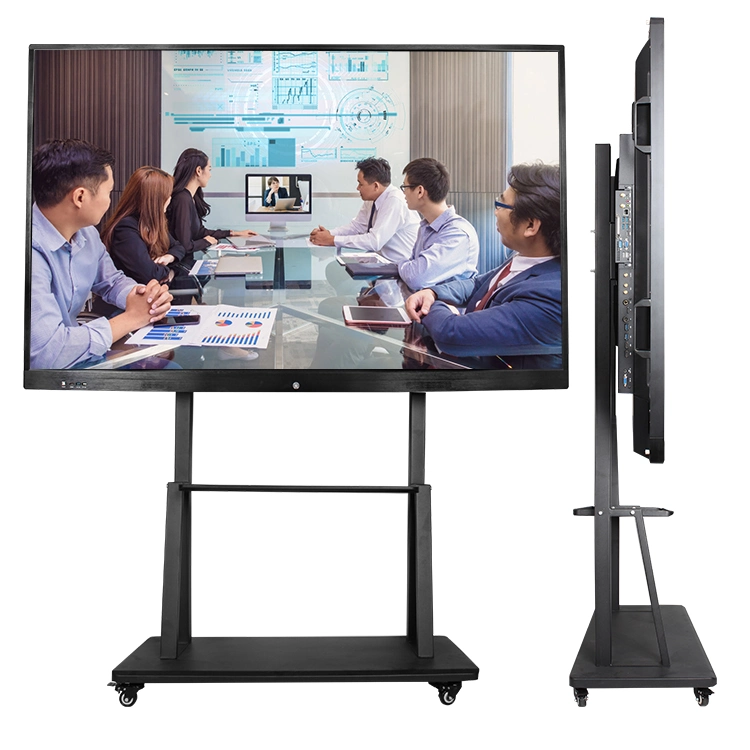 55 65 75 86 98 polegadas de tela de toque interativa de comunicações electrónicas smart TV Flat Panel Monitor Equipamentos para a educação de ensino em sala de aula da Conferência de reunião