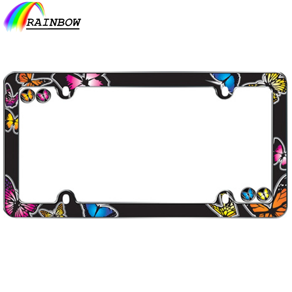 Low MOQ Universal Car Plastic/Custom/Stainless Steel/Aluminum ABS/Classic Carbon Fiber License Plate Frame/Holder/Mold/Cover