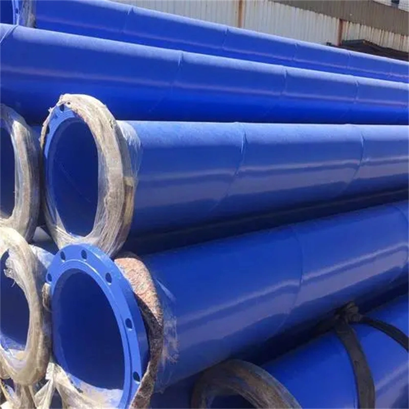 High quality/High cost performance ASTM A53 A369 PE Coated Large Diameter Plastic-Coated Anti-Corrosion Steel Pipe Outside PE Inside Blue Plastic Coated Composite Steel Pipe