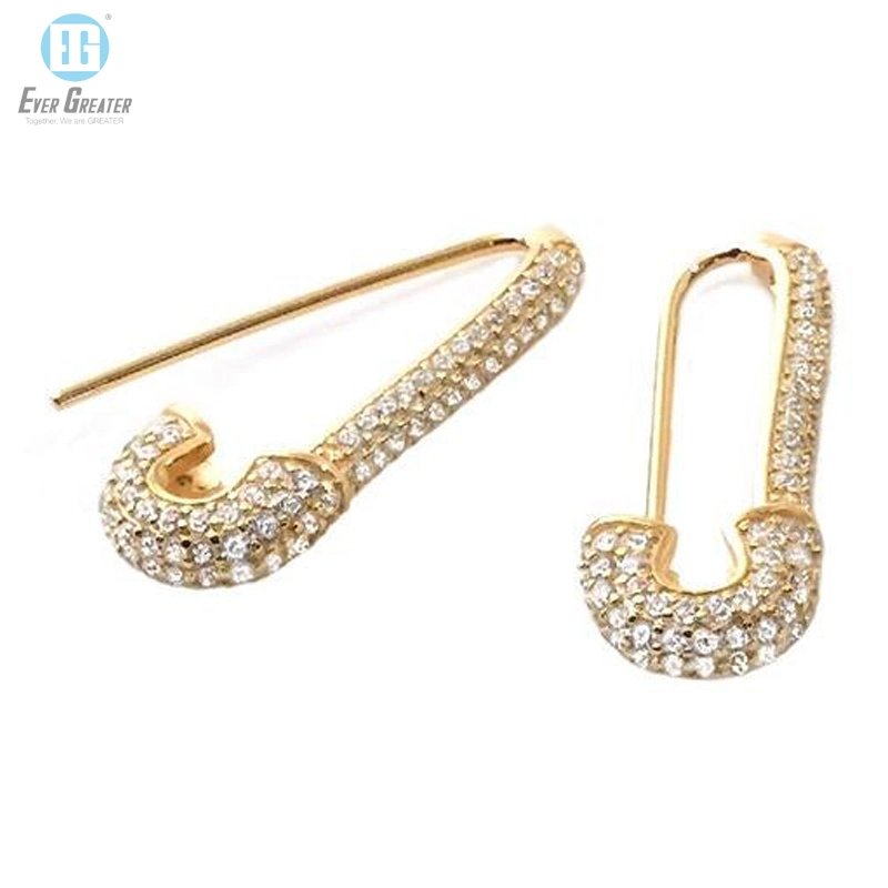 Small Rhinestone Safety Pin