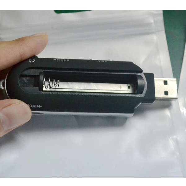 Grabadora de voz de MP3 jugadores con tarjeta TF USB de pilas AAA