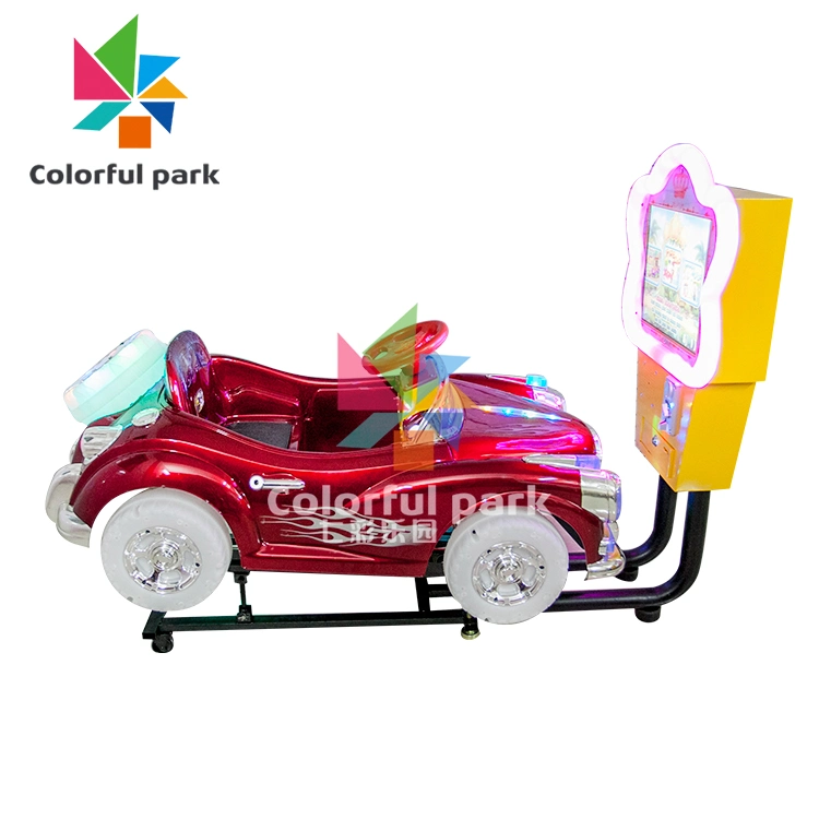 Colorful Park Electronic Simulator Children Riding Arcade Kids LCD Bubble Car