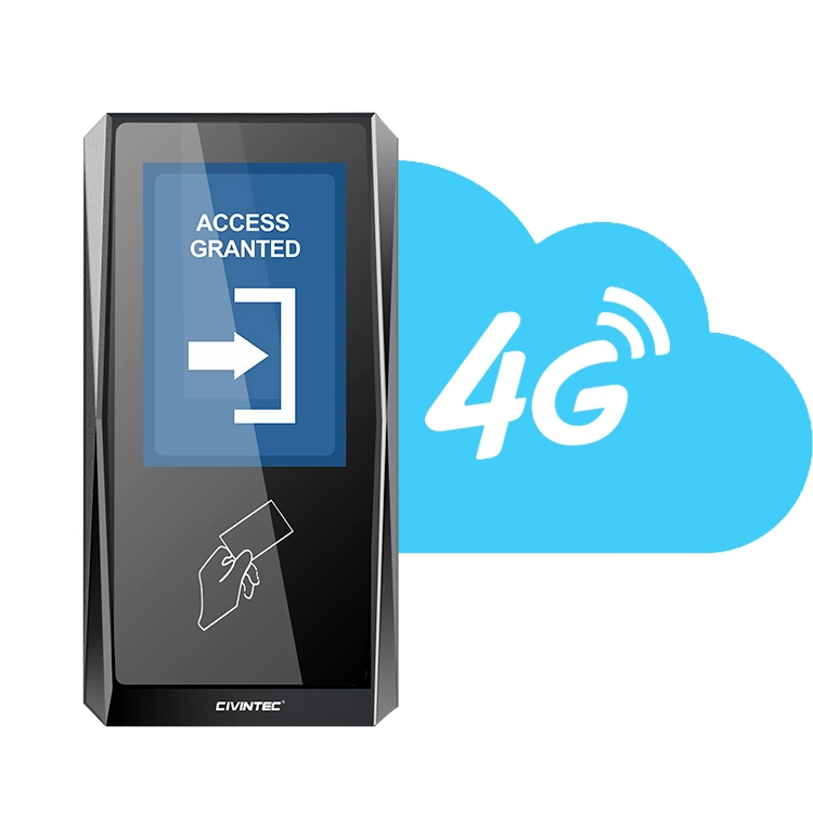 جهاز مراقبة موقف السيارات 4G مزود بماسحة ضوئية أخرى لرمز QR مرحل نظام الوصول إلى الباب بواسطة SDK القابل للبرمجة بواسطة PoE