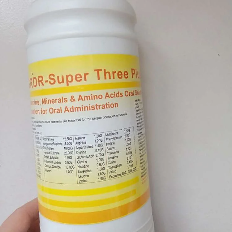 Veterinary Drug Multivitamin Super Three Plus Oral Solution