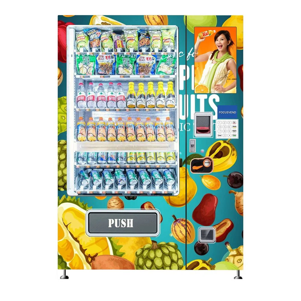 Ensalada de frutas inteligentes máquinas expendedoras de alimentos en venta
