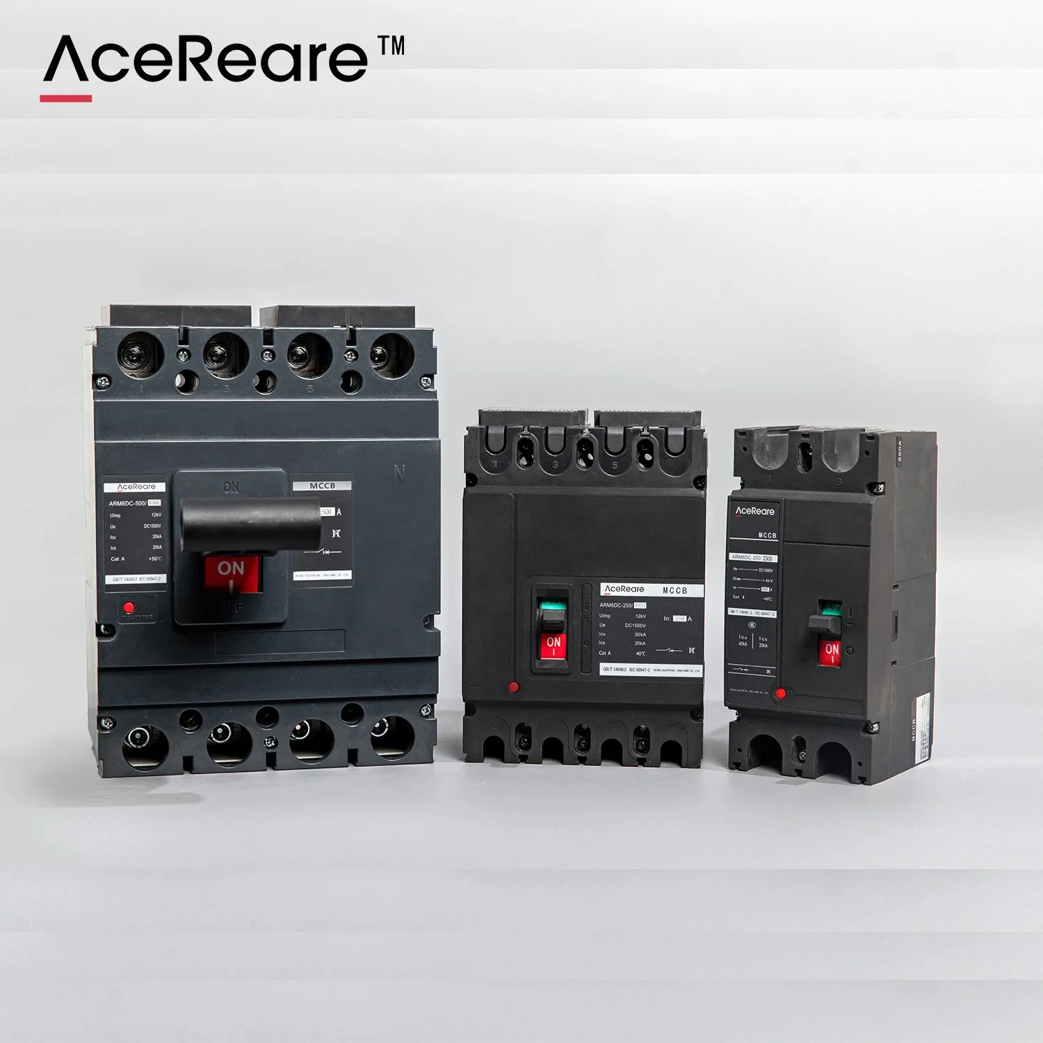 Arm6DC Series DC Molded Case Circuit Breaker 250A-4300 MCCB 4poles 250AMP Molded Case Circuit Breaker