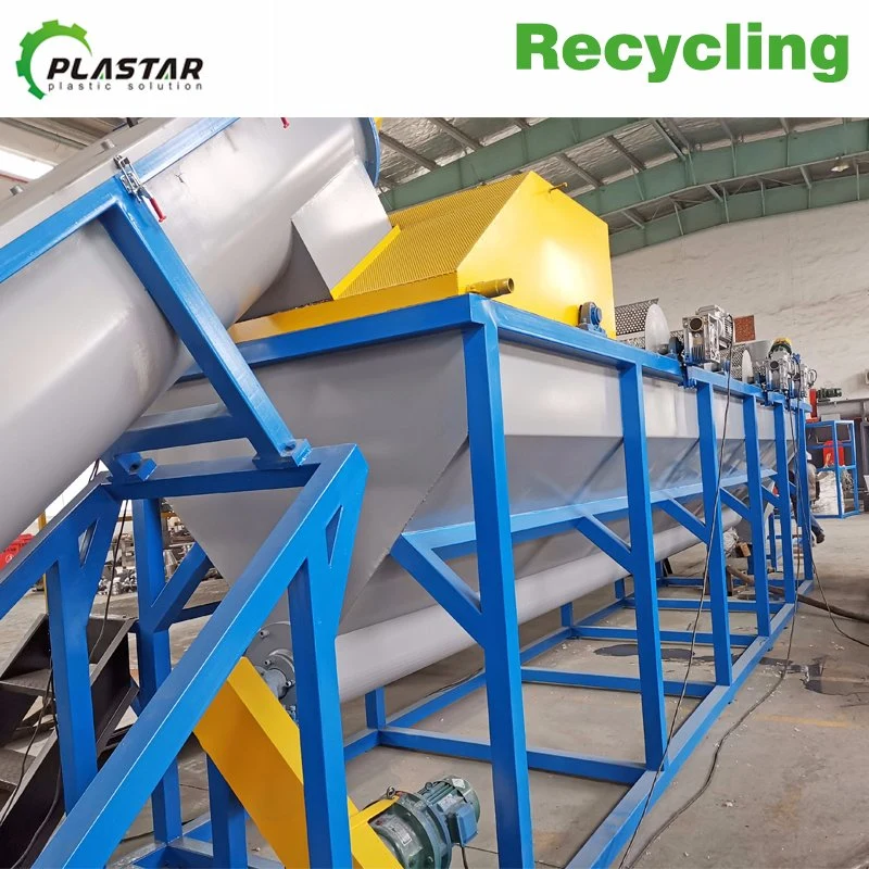 Abfall PET/HDPE/LDPE/PP/PE Flaschen Folien gewebte Beutel/Nylon/Flocken Kunststoff Zerkleinern Waschen Recycling Produktionslinie Kunststoff-Recycling-Maschine