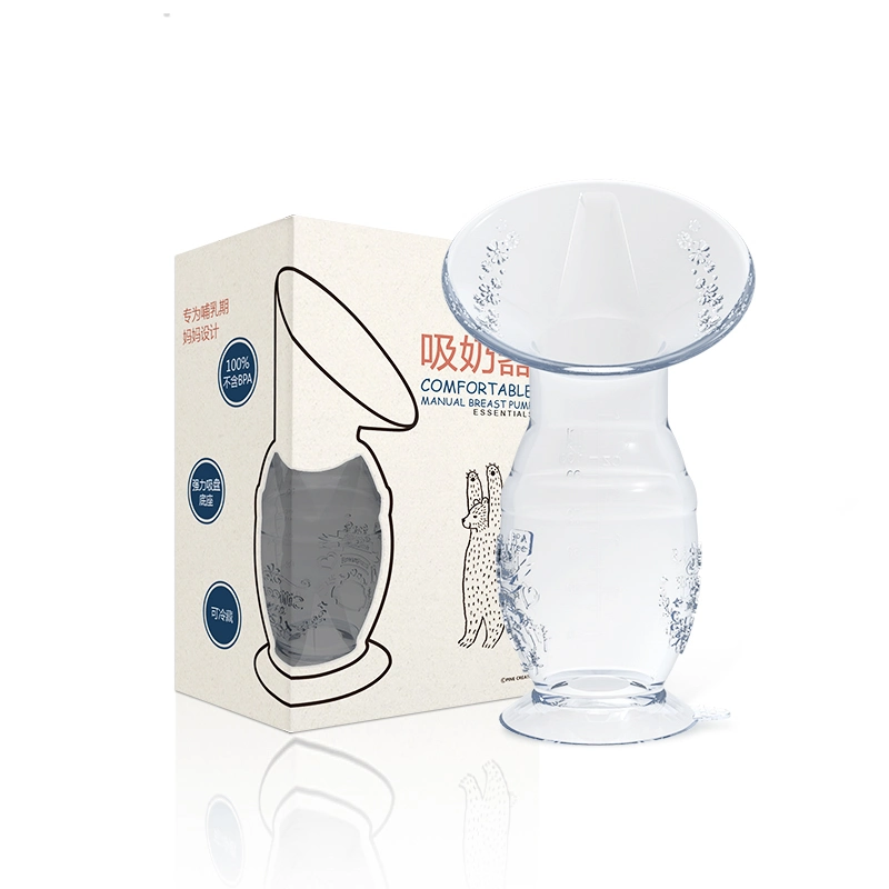 Factory Mold Feeding Products Full Silicone Breast Pump Manual Breastmilk Collector