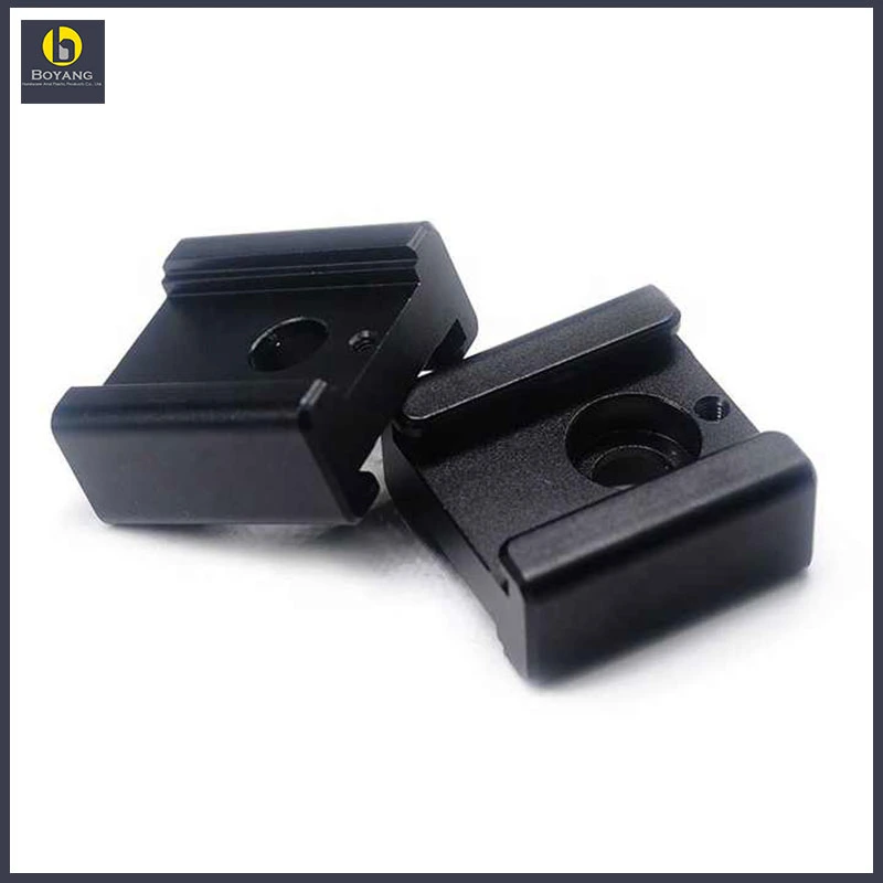 Black Anodized CNC Machining Electrical Enclosure Aluminum Box for Electronics