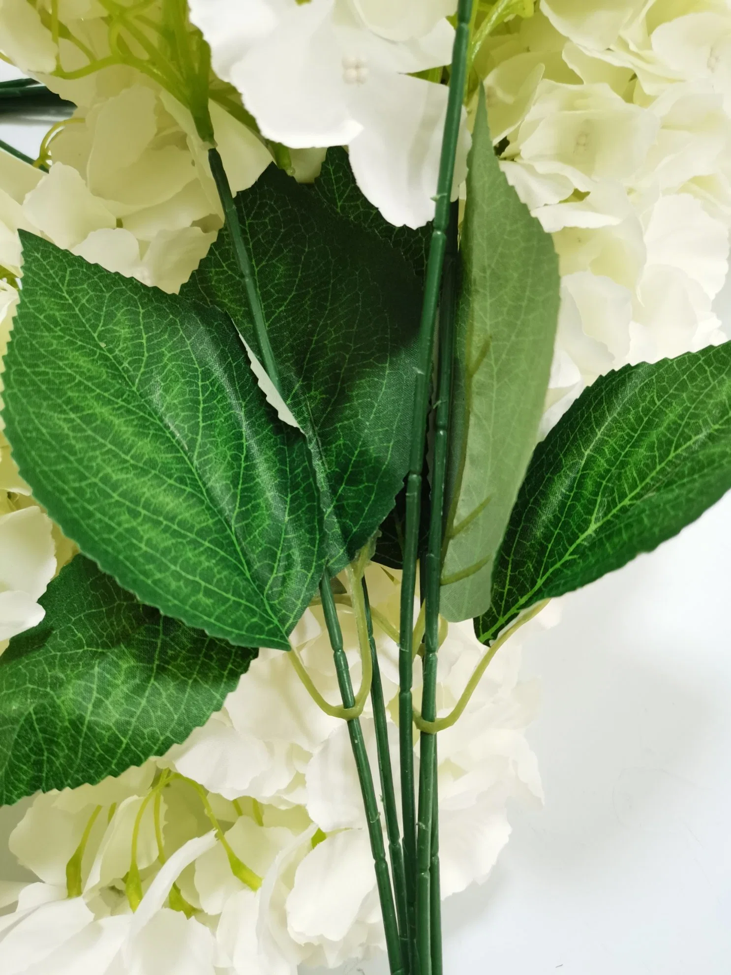 Hogar decoración de Boda Flor artificial de Hydrangea Blanca