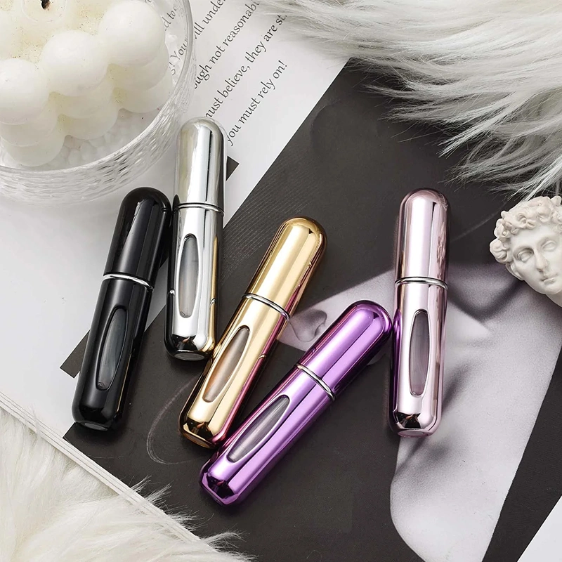 Wholesale/Supplier Small 5ml 6ml 8ml Aluminium Perfume Spray Bottle Pocket Portable Atomizer Vial