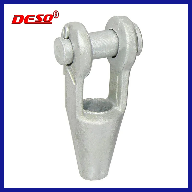 G416 Wire Rope Sling Forged Allloy Steel Open Type Wire Spelter Socket