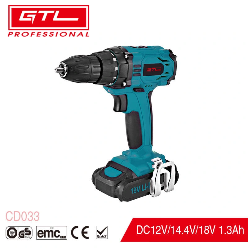 14.4V Compact Lithium-Ion Cordless Drill with LED Light (CD033)