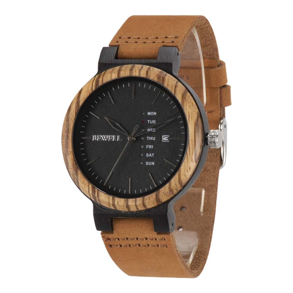 100% Eco-Friendly Wood Watch Mixed Color Sandalwood Wooden Couple Watch