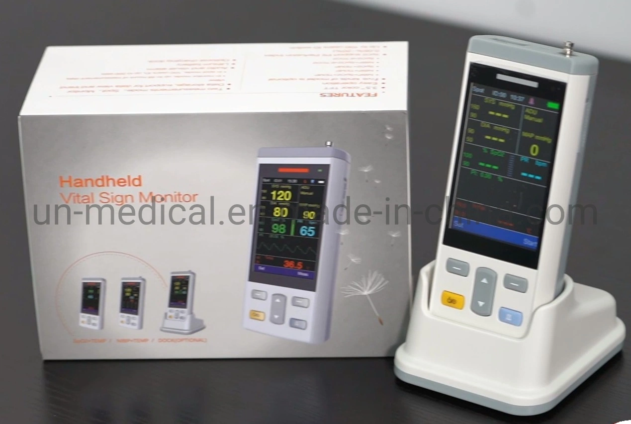 PC100 portátil de mano de médicos del Hospital Veterinario de Signos Vitales Monitor de paciente con EC ISO