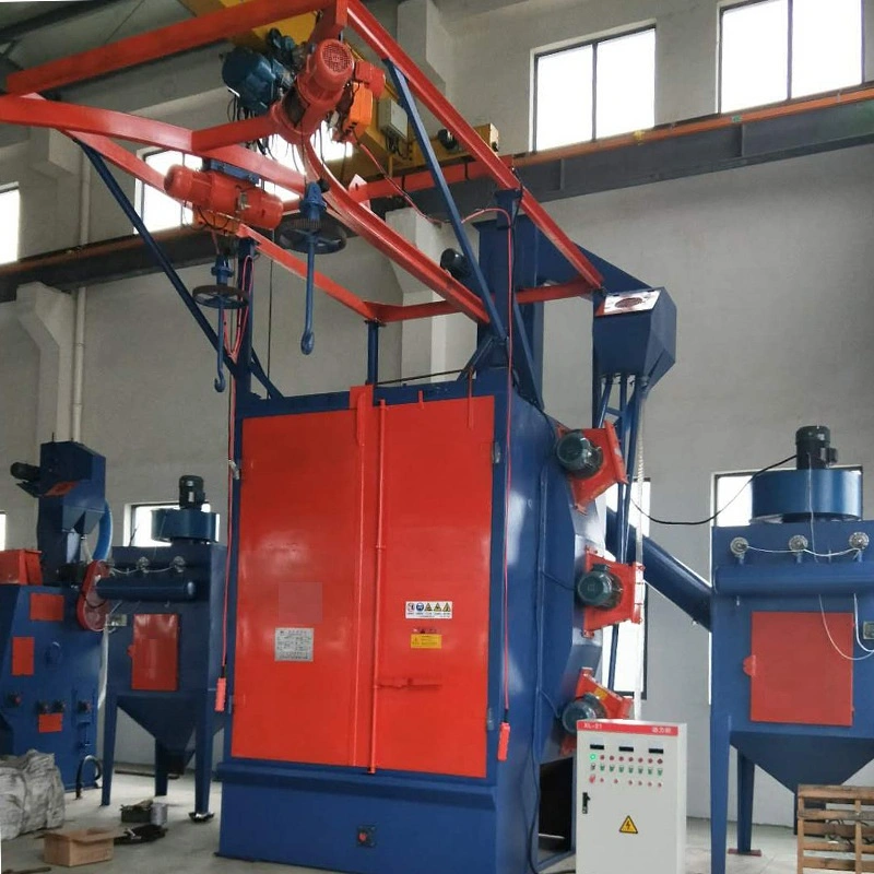 Good Price Single Double Hook Sand Blaster Shot Blasting Machine