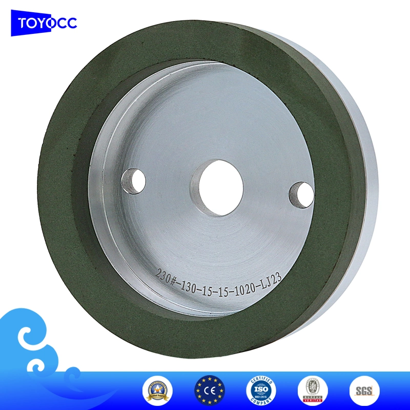 Glass Resin Bond Diamond Bevel Alumiun Plate Resin Wheel for Glass Grinding/Edging Machine Spare Parts