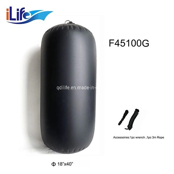 Ilife Marine Inflatable Floating Rubber Fender with Chain