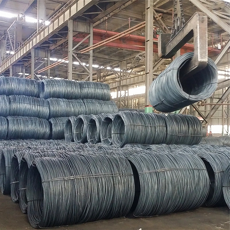 SAE1006 SAE1008 SAE1010 Q195 Q235 5.5mm 6.5mm Low Carbon Hot Rolled Steel Wire Rod