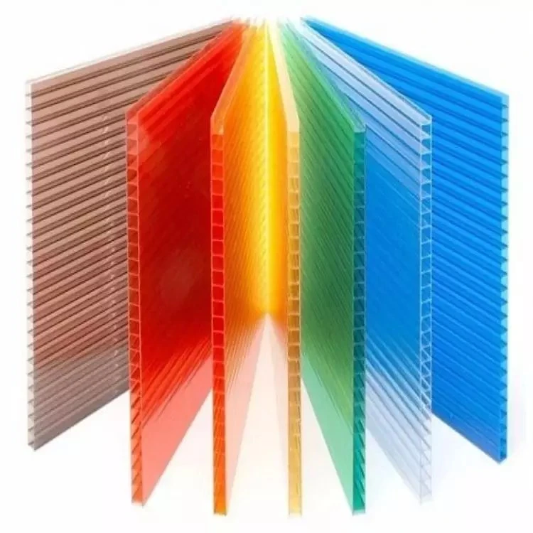 Cheap Multiwall Polycarbonate Sheet UV Protective Twin Wall PC Sheet for PC Greenhouse