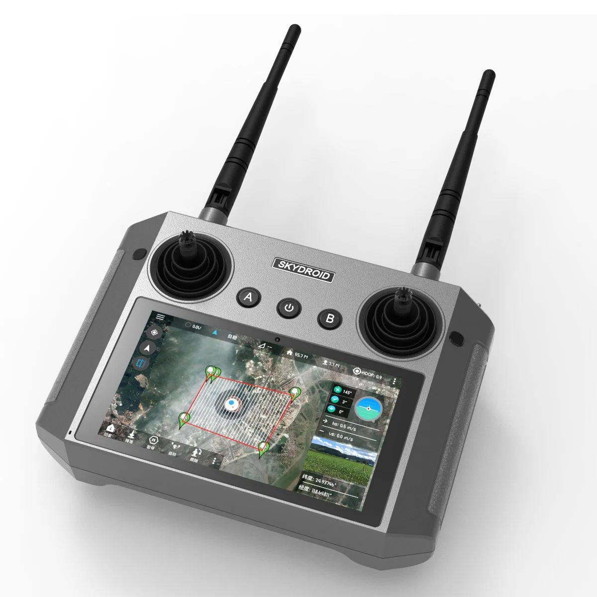 Transmissor de dados de vídeo digital Skydroid H12 2,4 GHz 1080P com telecomando Controlo remoto de drones agrícolas