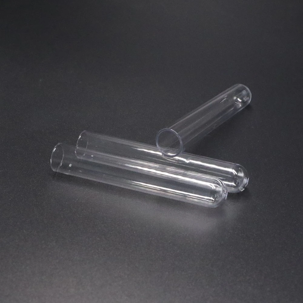 13*75mm (1-5ml) or 13*100mm (6-10ml) Plastic Vessel Pet Test Tube Without Additive