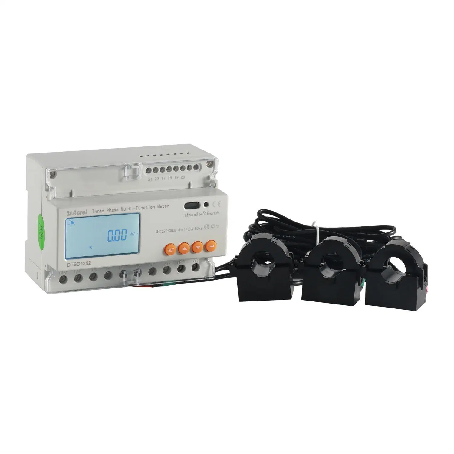 Acrel DIN Rail Kwh Meter Digital Multifunction Energy Meter Acrel Adl3000-E/C Three Phase Energy Meter Electric Power Meter