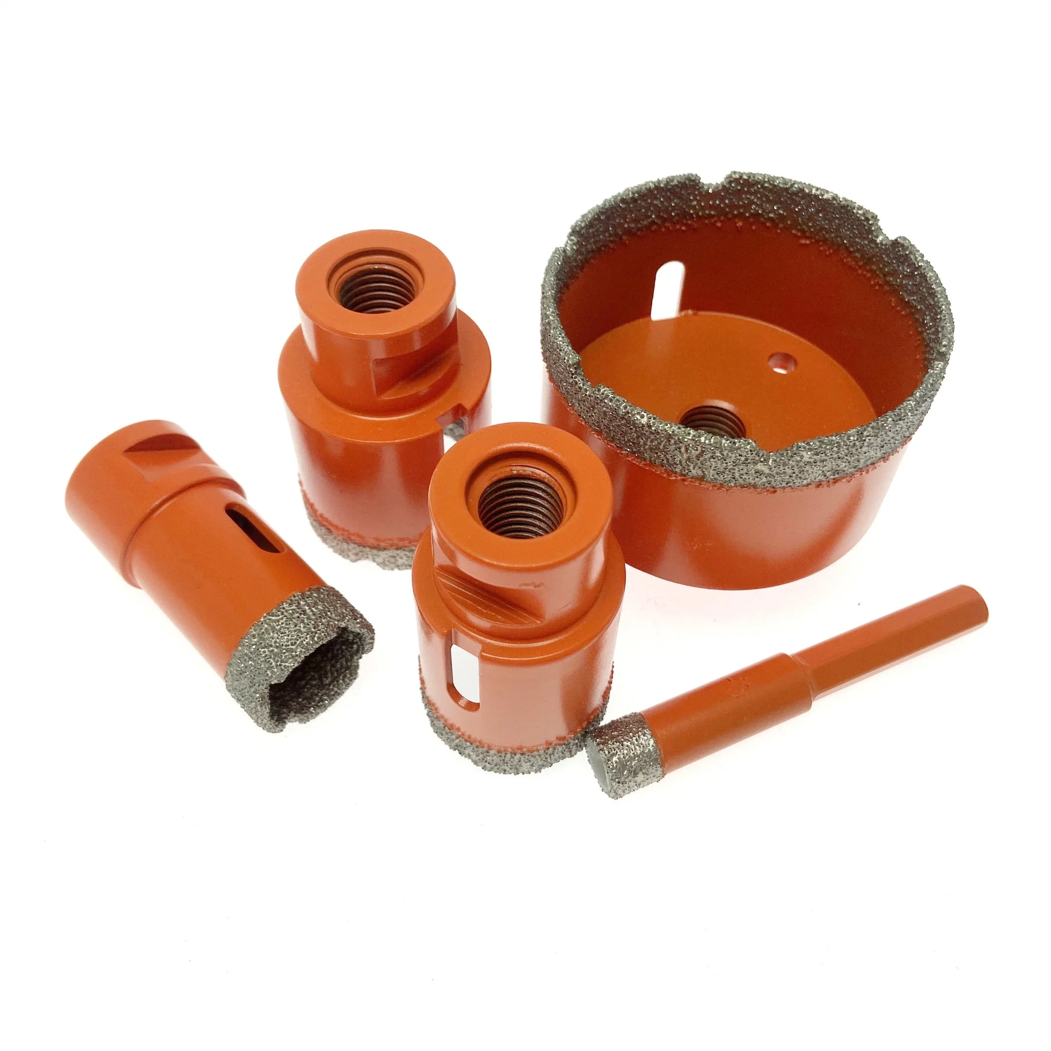 1/4'' Hex Shank Vacuum Brazed Diamond Hole Saw Diamond Core Drill Bit Dry/Wet Cutting for Masonry