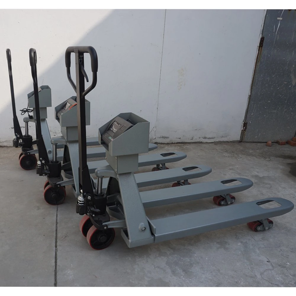 Customized SS304 Hand Pallet Truck with Weighing Scale