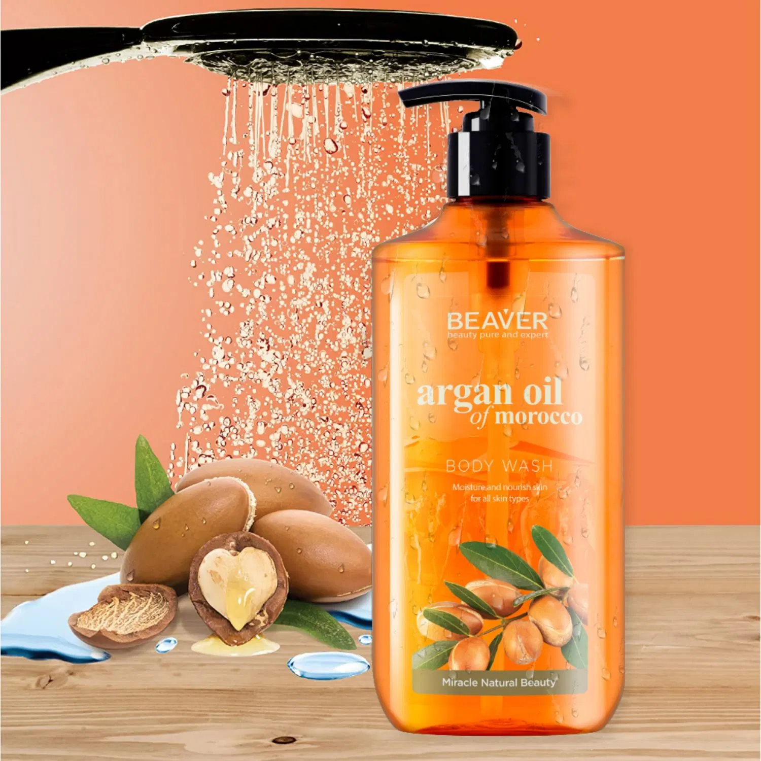 Beaver Wholesale/Supplier Body Care Products Argan huile du Maroc Body Laver