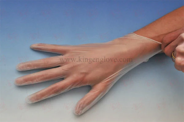 Surgical Supplier Type & Medical Materials Clear Color Vinyl Gloves Powdered