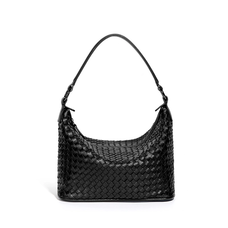 Sac à main tissé en polyuréthane tendance Sac à bandoulière longue pour femme Sac à bandoulière pour Femme