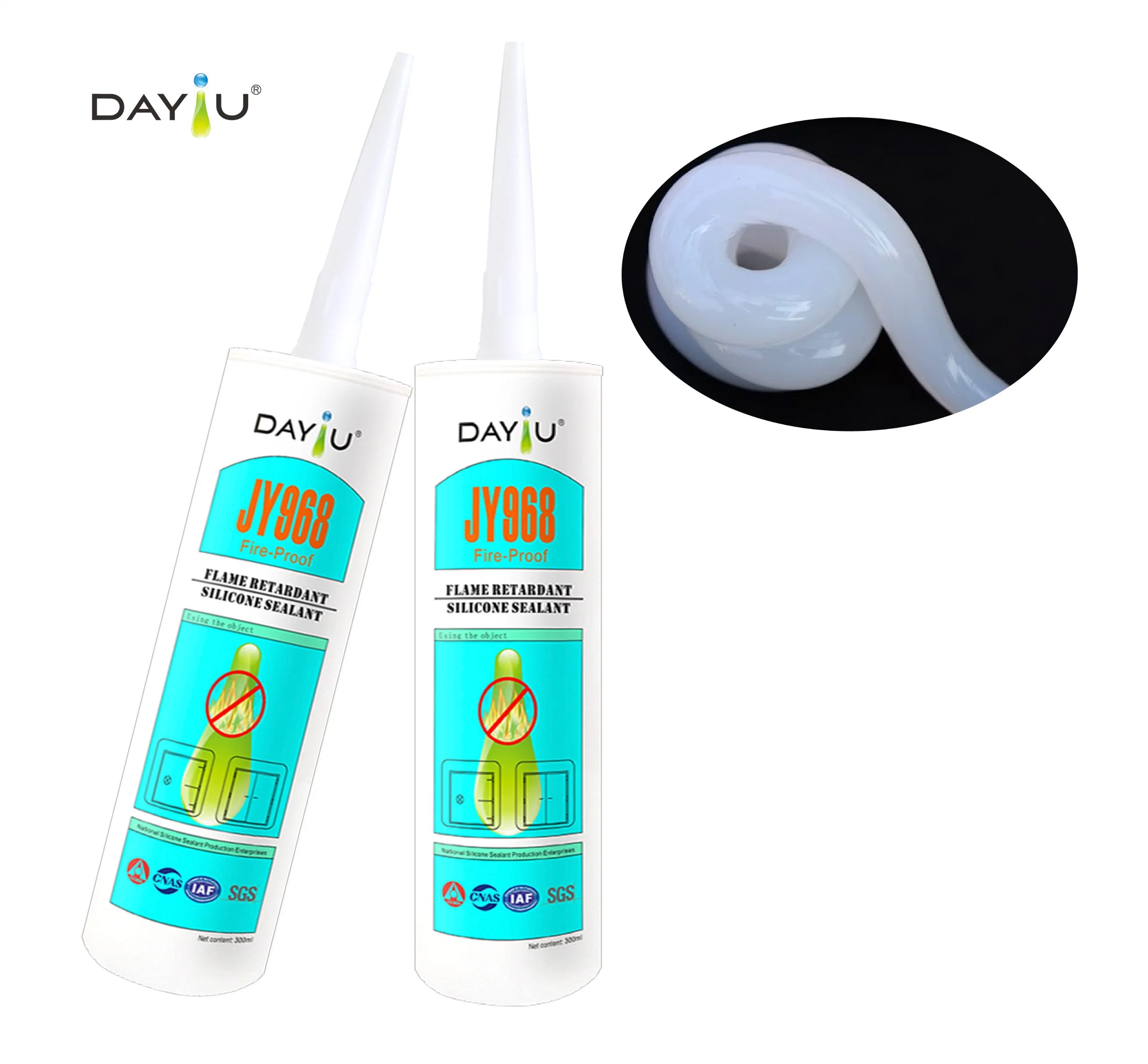 UV-Resistance RTV Fire-Proof Sealant Neutral Curing Sealing Adhesive
