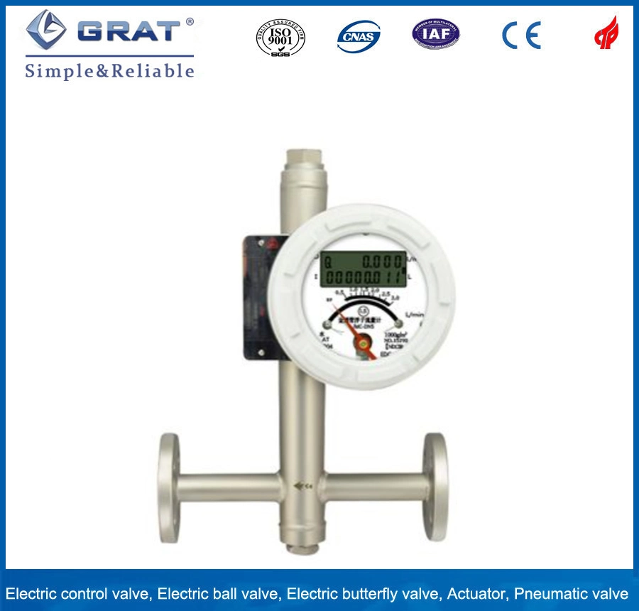 DN50 Dual-Line Display Gas Metal Tube Flow Meter