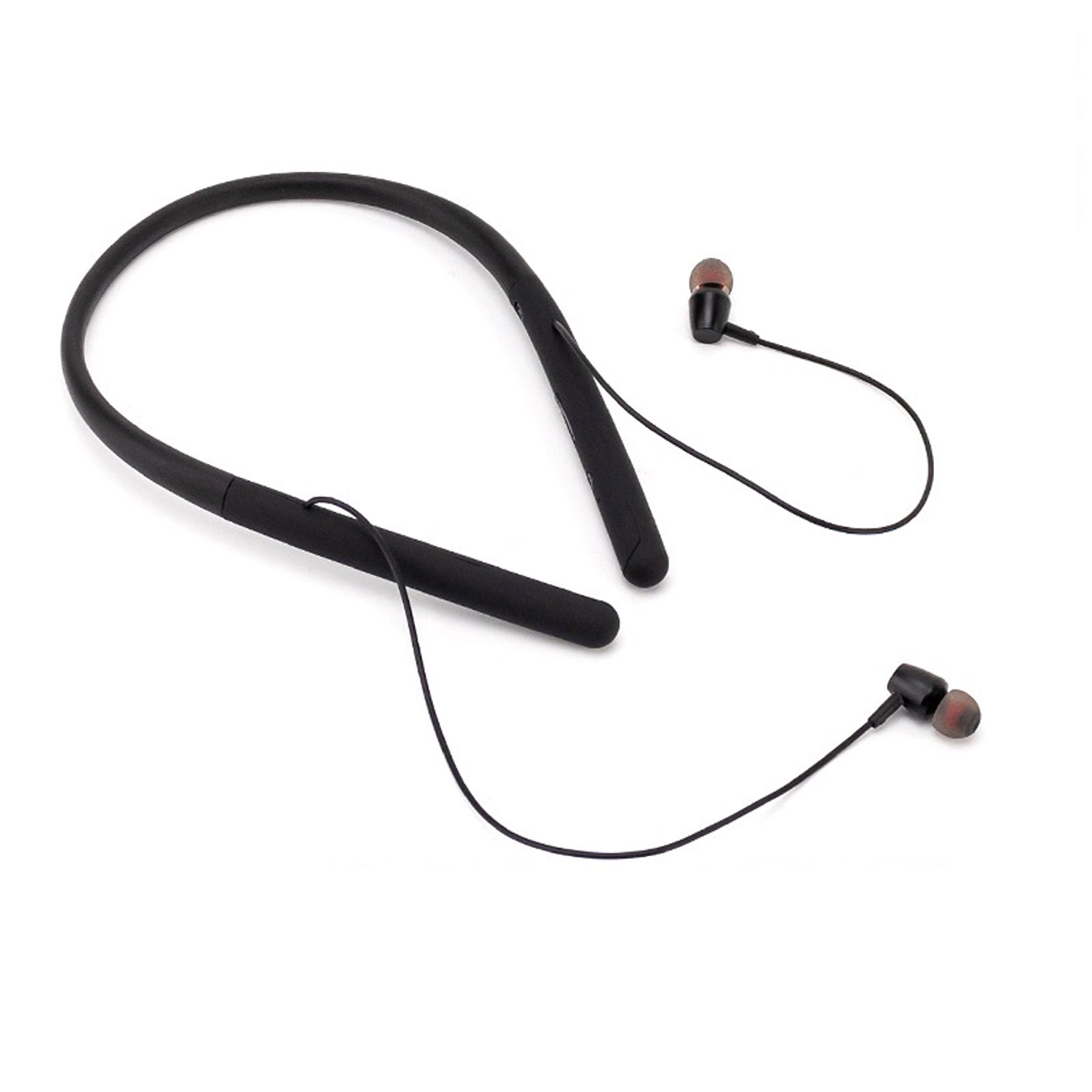 تم ضبط سماعات الأذن اللاسلكية المزودة بحزام للرقبة بواسطة Bluetooth® بواسطة نظام الصوت من Meridian