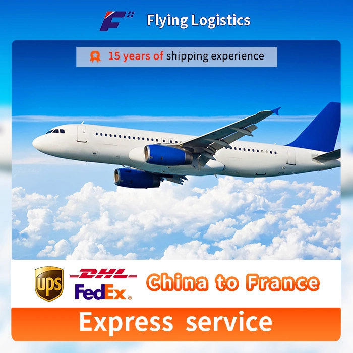 الشحن الجوي الدولي السريع داخل شركة DHL/UPS/FedEx من الصين إلى فرنسا من الباب إلى تسليم الباب