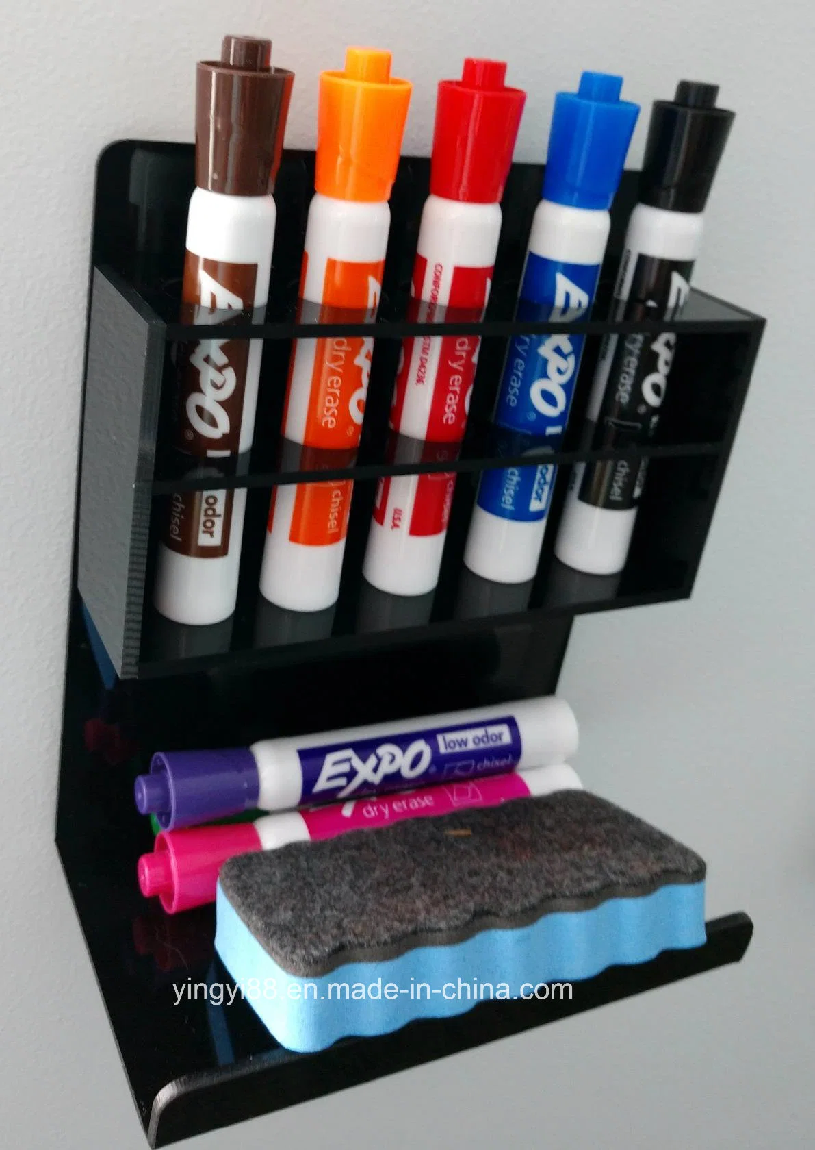 Custom Acrylic Stand Design Dry Erase Marker & Eraser