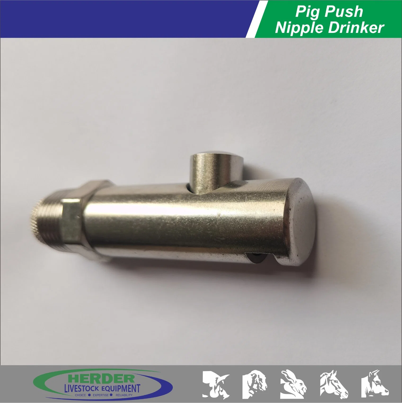 Cheapest Stainless Steel Automatic Poultry Nipple Drinker Pig Farm Use