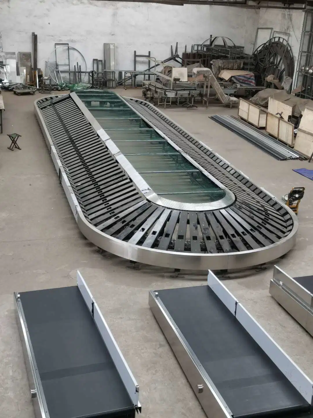 Flughafen Gepäckübertragung Belt Bucket Elevator Conveyor System